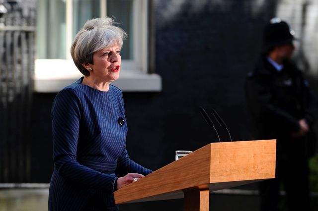 La primera ministra de Reino Unido, Theresa May.
