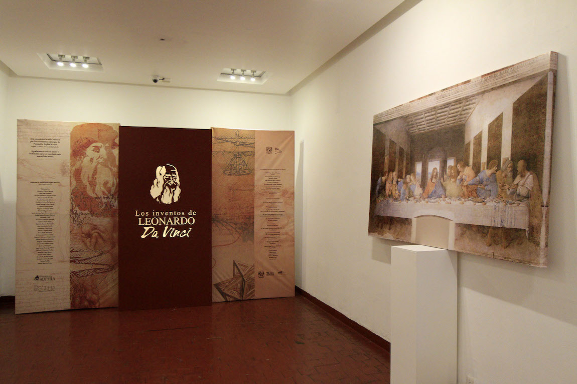 Así luce la exposición "Los inventos de Leonardo da Vinci"
