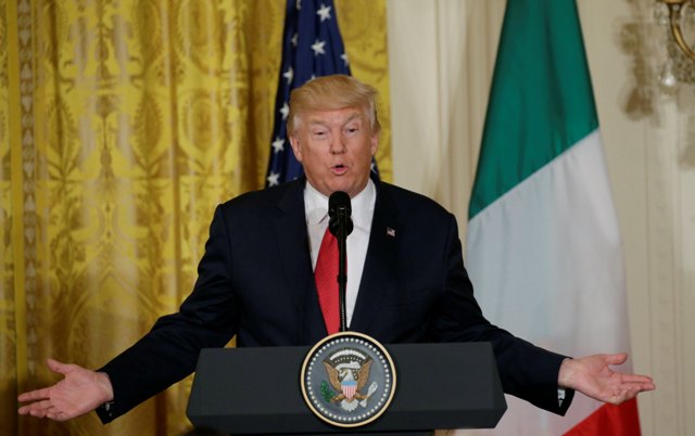 El presidente de EU, Donald Trump.