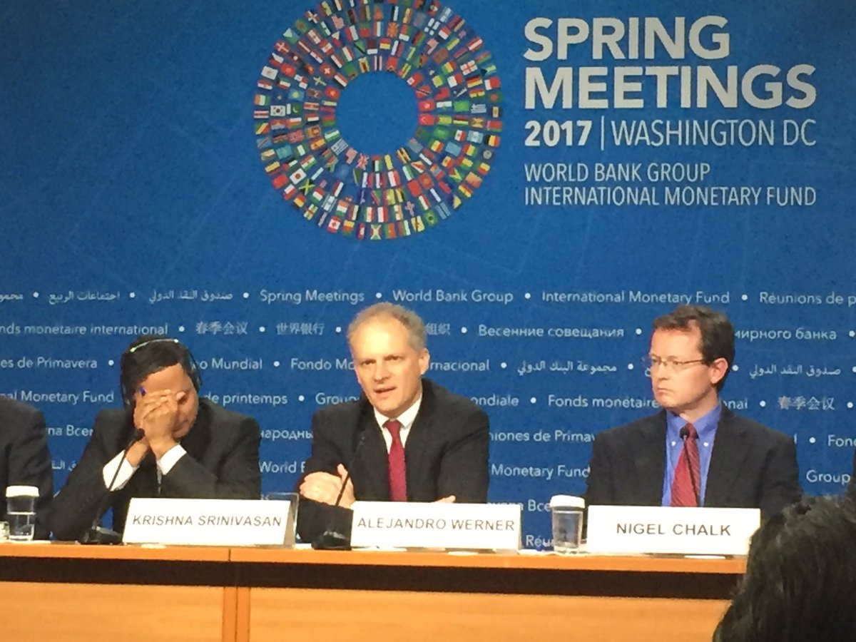 Alejandro Werner, director del Departamento del Hemisferio Occidental del FMI