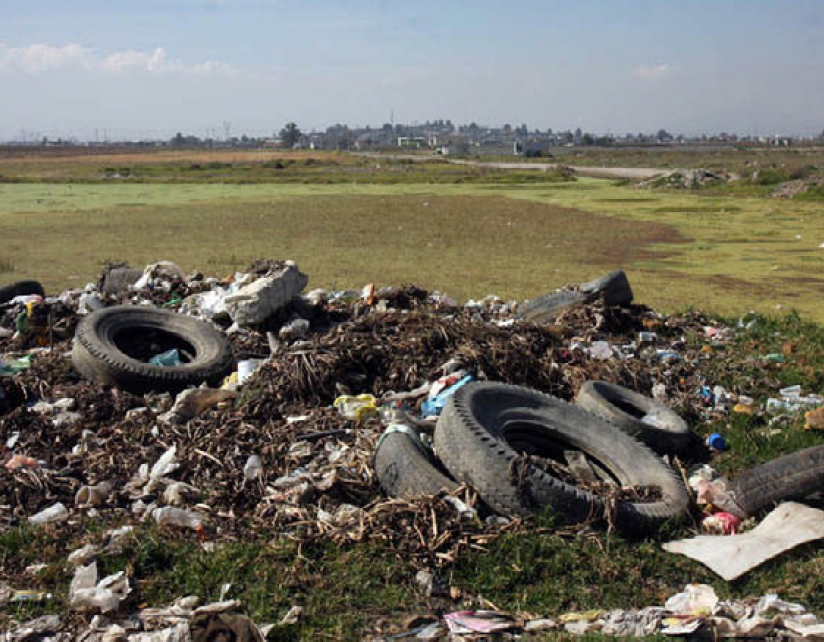 Basura, basura, contaminación, llantas, neumáticos, basurero clandestino, desechos, tiradero, CLV