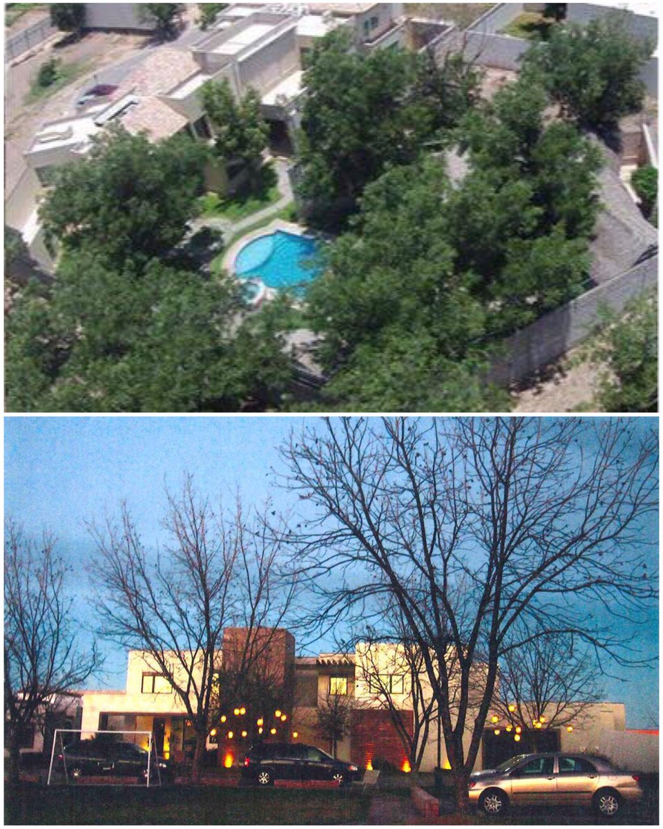 Fotografías de las supuestas casas de los candidatos del PRI y el PAN al gobierno de Coahuila. 