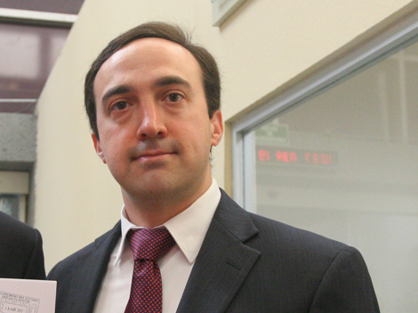 El diputado local del PAN, Hernán Salinas Wolberg. 