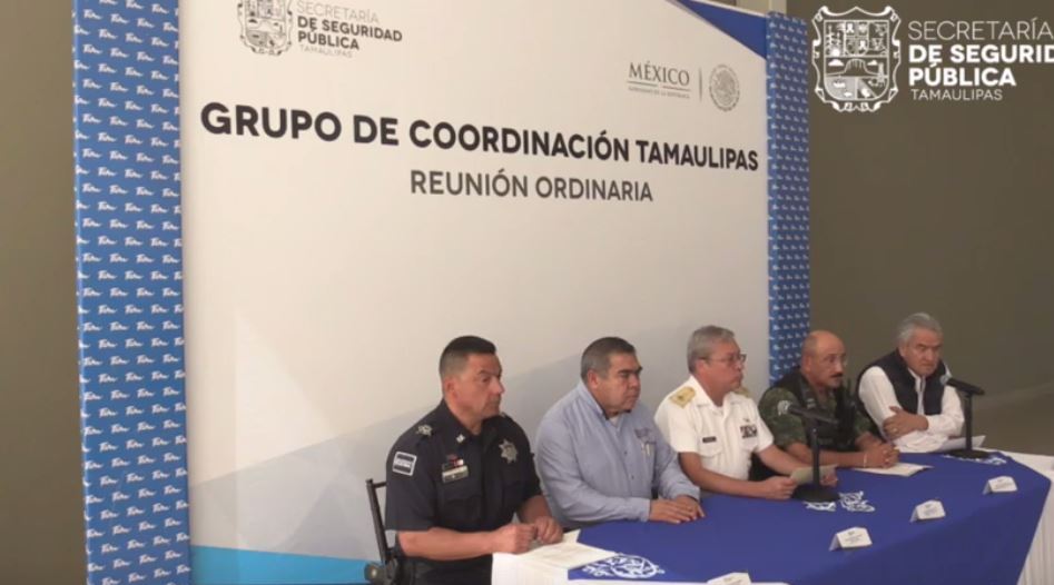 Rueda de prensa, Grupo Coordinación Tamaulipas 