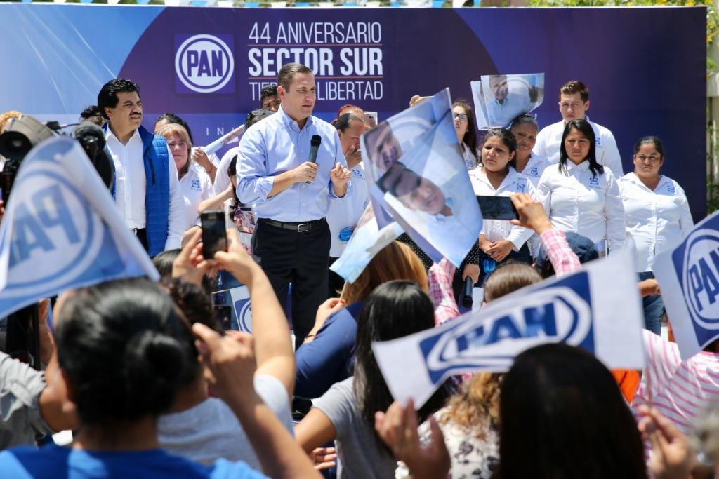 El presidente de la Comisión Política del PAN, Rafael Moreno Valle.