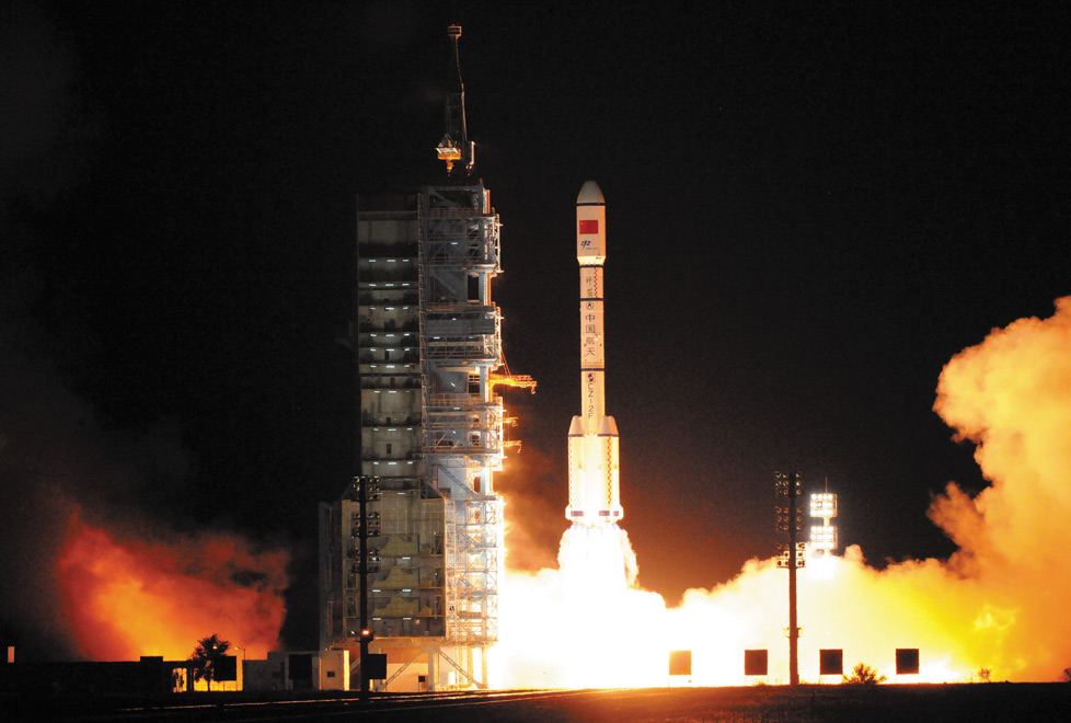 Tiangong II recibirá la nave espacial más grande de China.