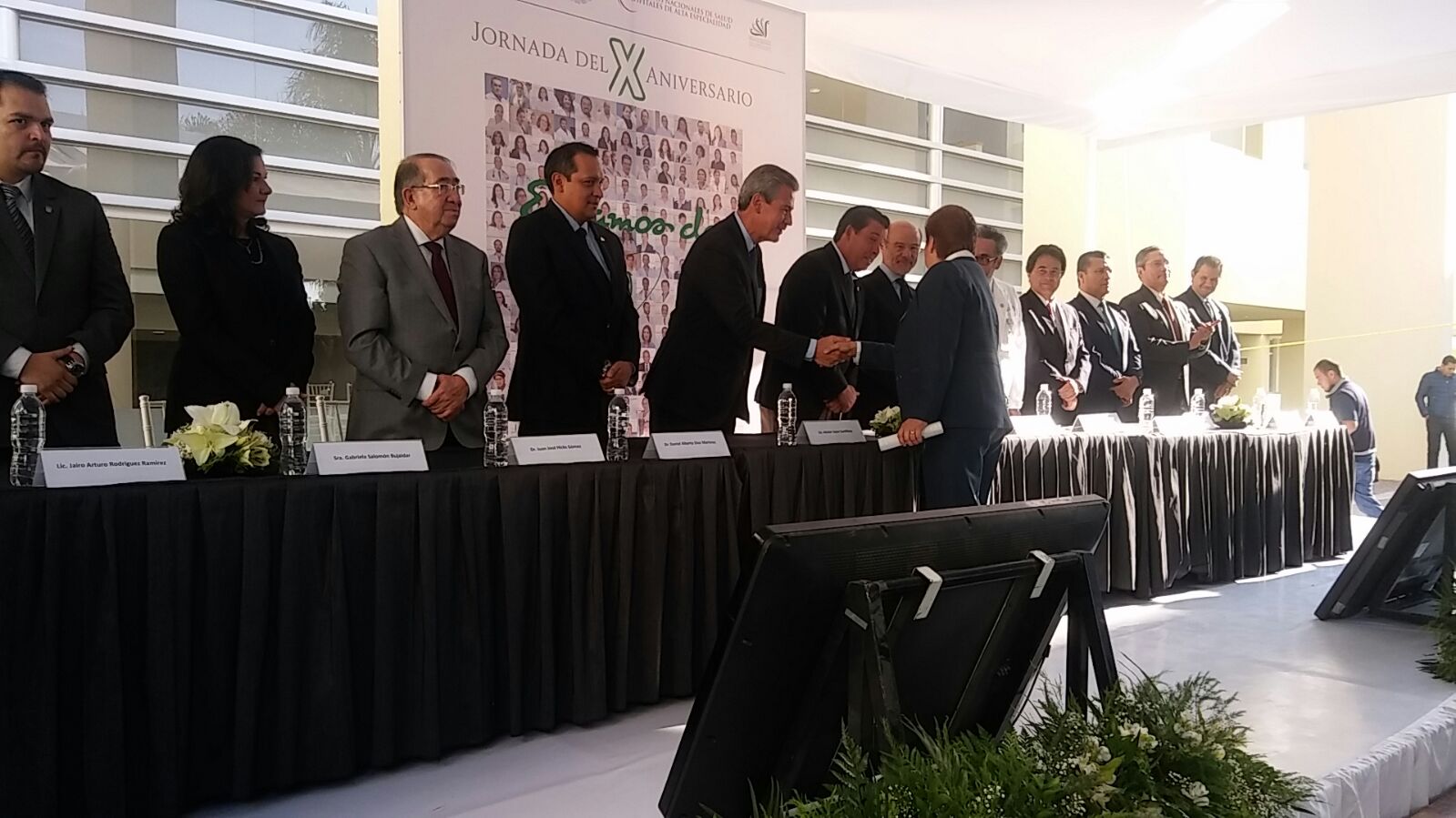 La celebración se realizó en las mismas instalaciones del Hospital Regional de Alta especialidad del Bajío.