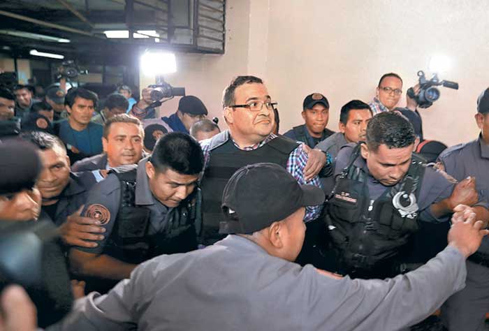 El ex gobernador de Veracruz.