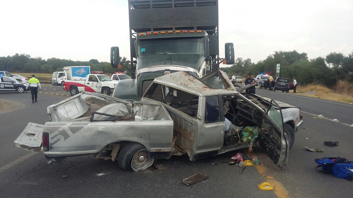 En el accidente murieron dos personas. 