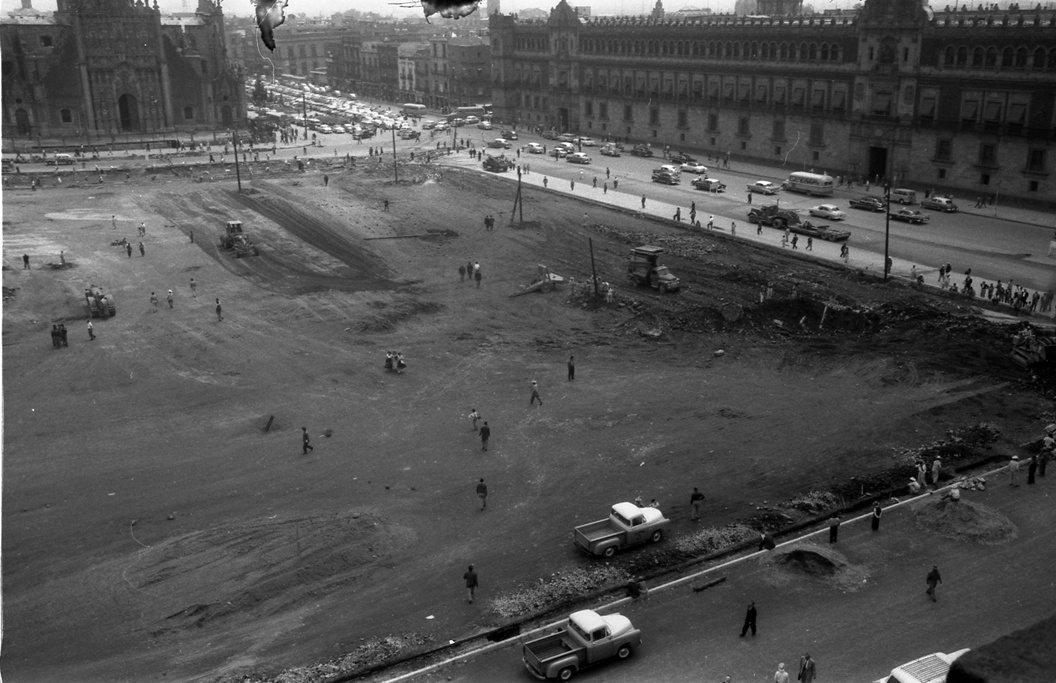 Durante las obras habrá acompañamiento por personal del Instituto Nacional de Antropología e Historia para garantizar la protección de la plaza, que t