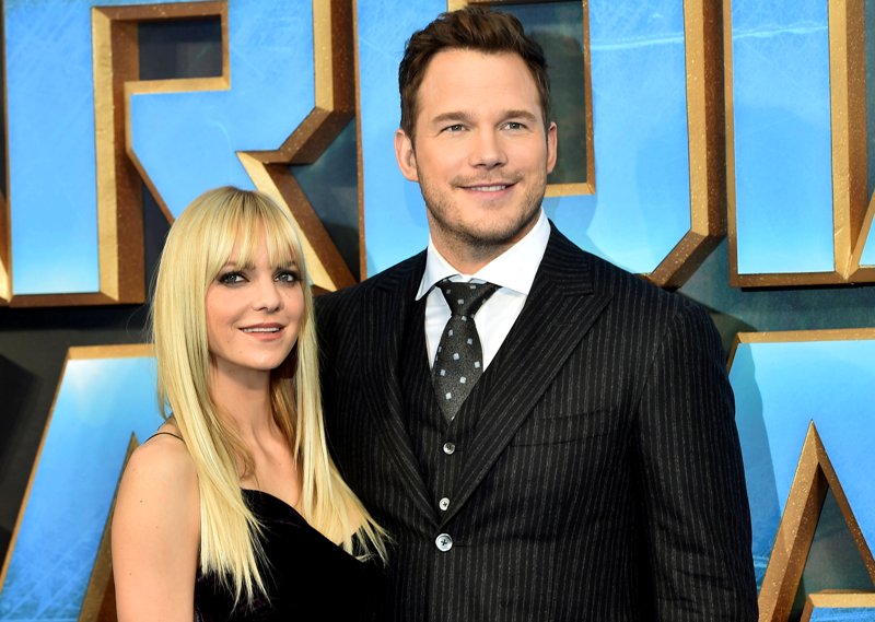 Anna Faris acompañó a su esposo Chris Pratt. 