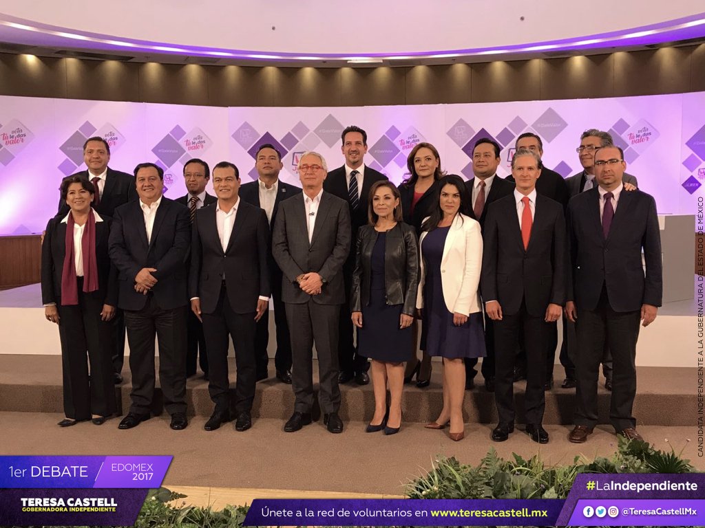 Foto de los candidatos al Edomex.