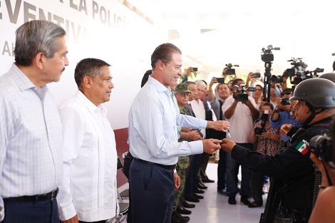 La inversión de 33 millones de pesos dotará de mejores herramientas a la Policía Estatal Preventiva.