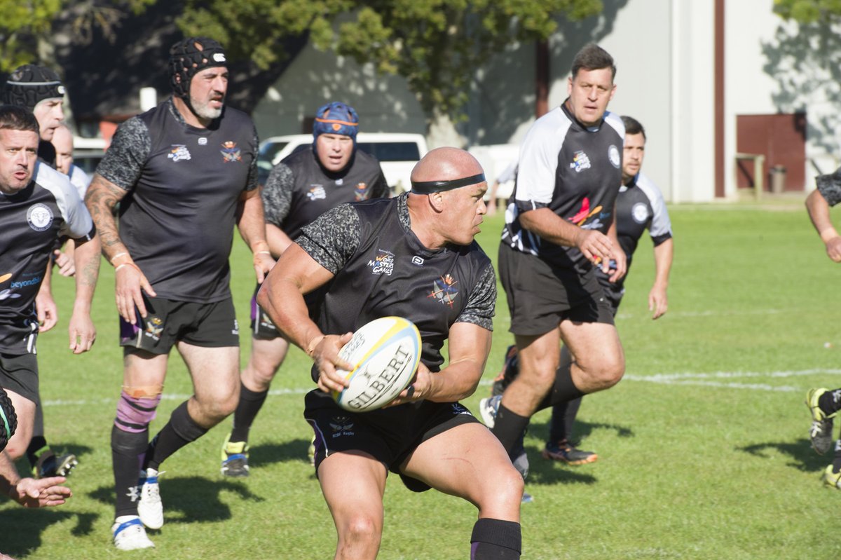 Jugadores de rugby en los World Masters Games