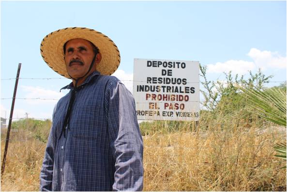 Vecinos piden que se limpie el depósito de residuos industriales que hay en el lugar. 