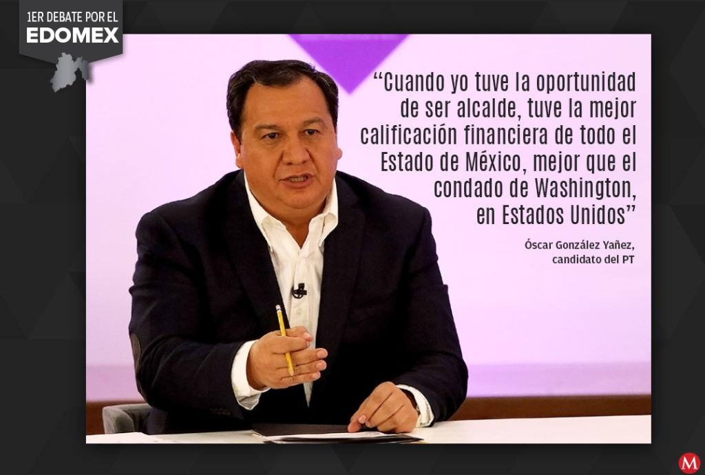 El candidato petista aseguró que cuando fue alcalde tuvo la mejor calificación financiera del estado.