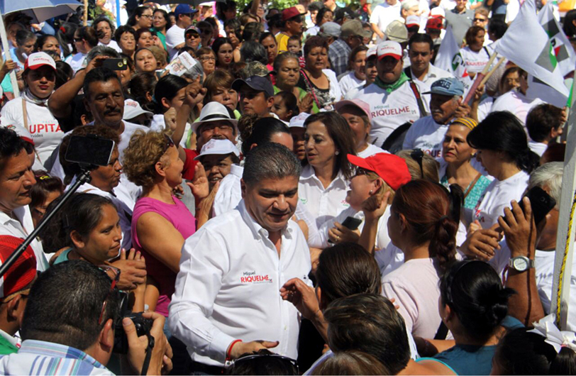 Miguel Riquelme, candidato del PRI a la gubernatura de Coahuila. 