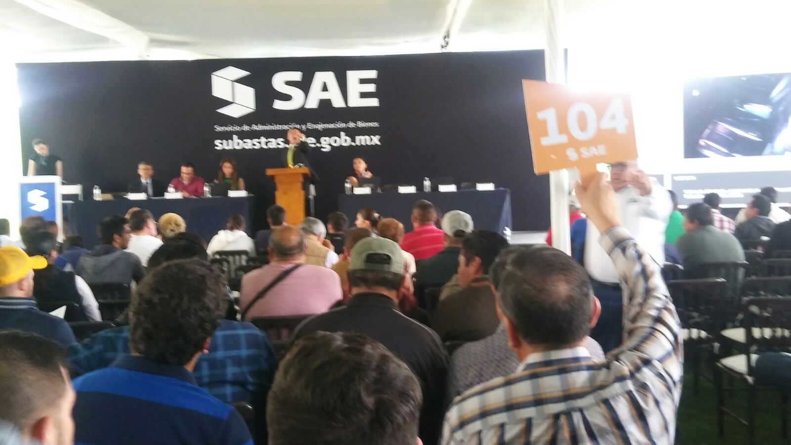 La expectativa en el primer día de subasta, es llegar a los 40 millones de pesos en ventas de los bienes.