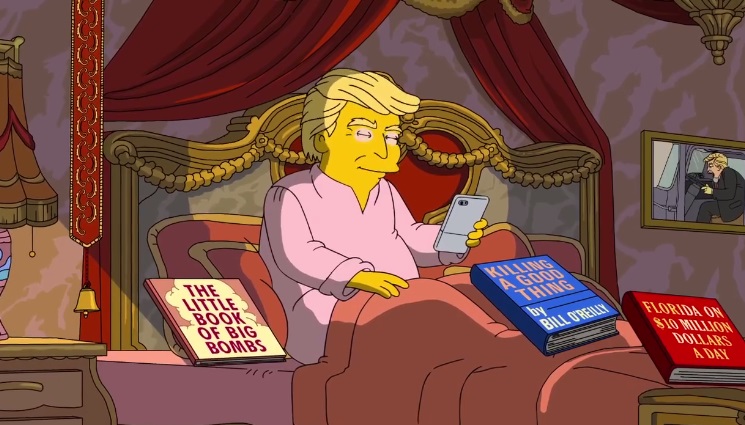 “Los Simpson” parodian primeros 100 días de Trump. 