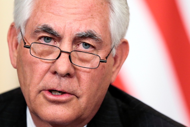El secretario de Estado, Rex Tillerson.