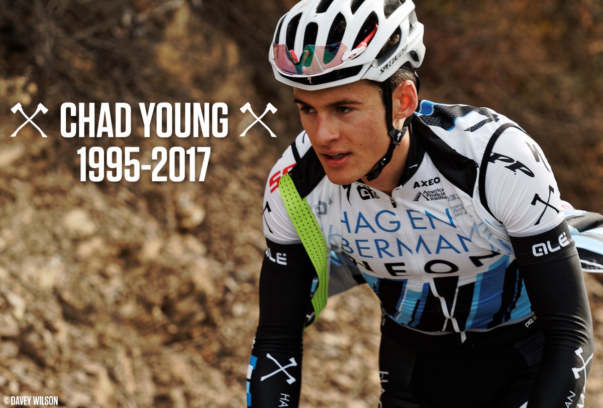 Chad Young, ciclista que falleció 