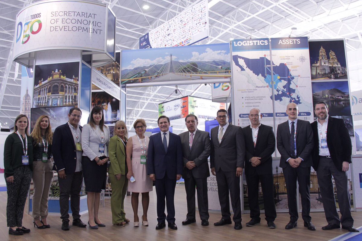 Durango participa en la Feria Aeroespacial México 2017.