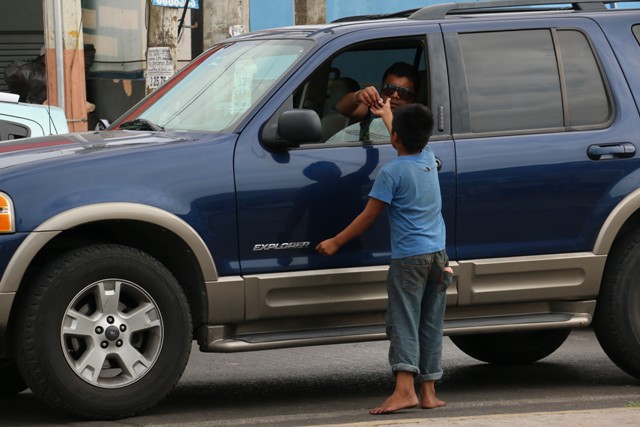 Niños en la calle. 