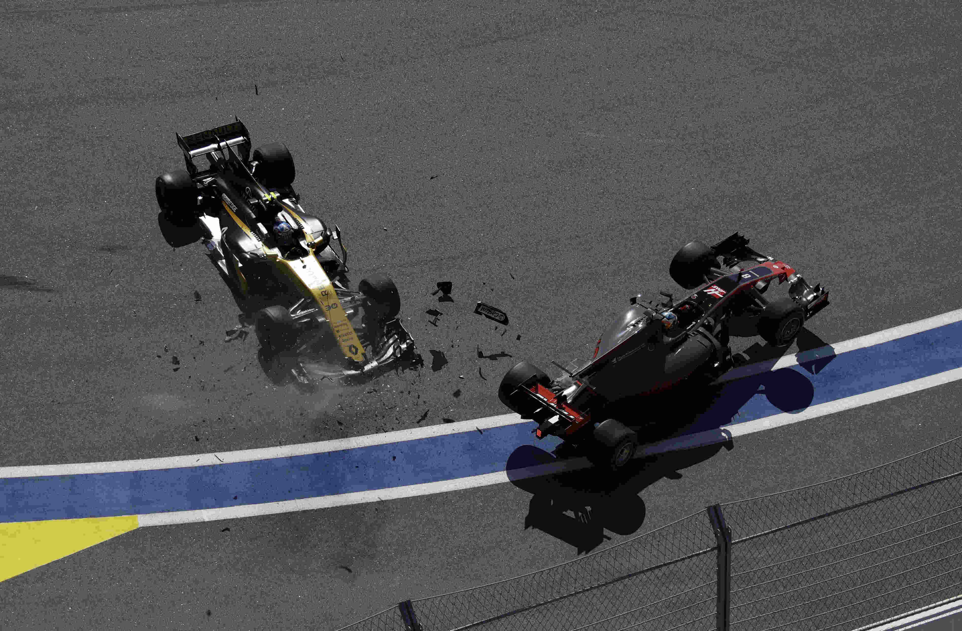 El accidente en el GP de Rusia