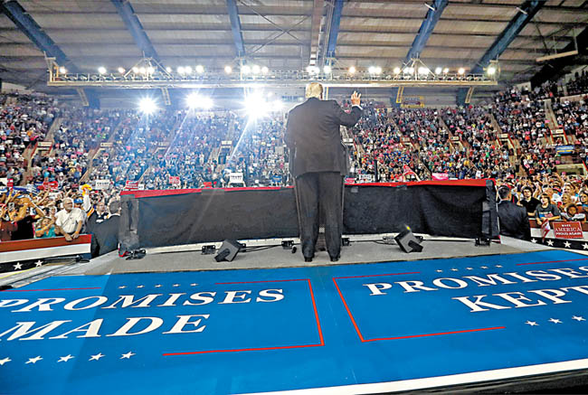 En el discurso en Pennsylvania afirmó que “están del lado feo” del tratado de Norteamérica.  