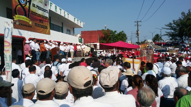 En Tampico, la CTM exigía más trabajo.