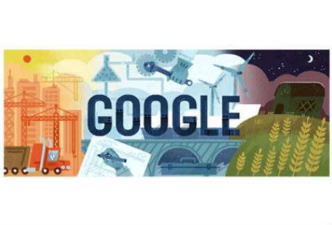 Google conmemora el Día del Trabajo. 