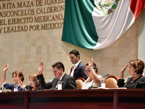 El Congreso de Oaxaca.