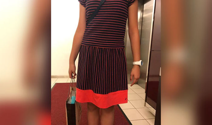 Este es el vestido que fue considerado "provocativo".