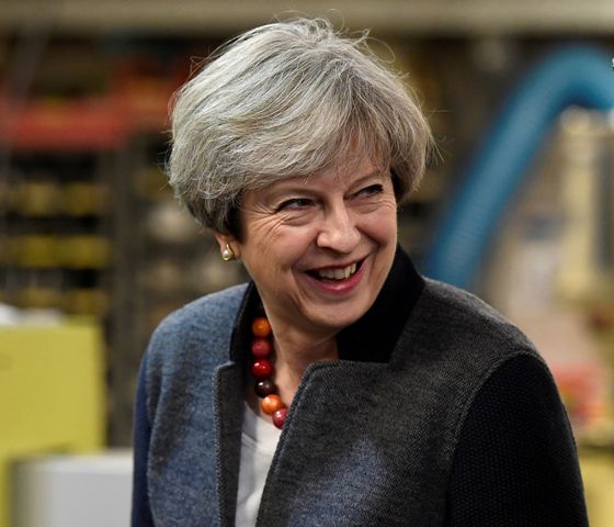 La primera ministra británica, Theresa May.