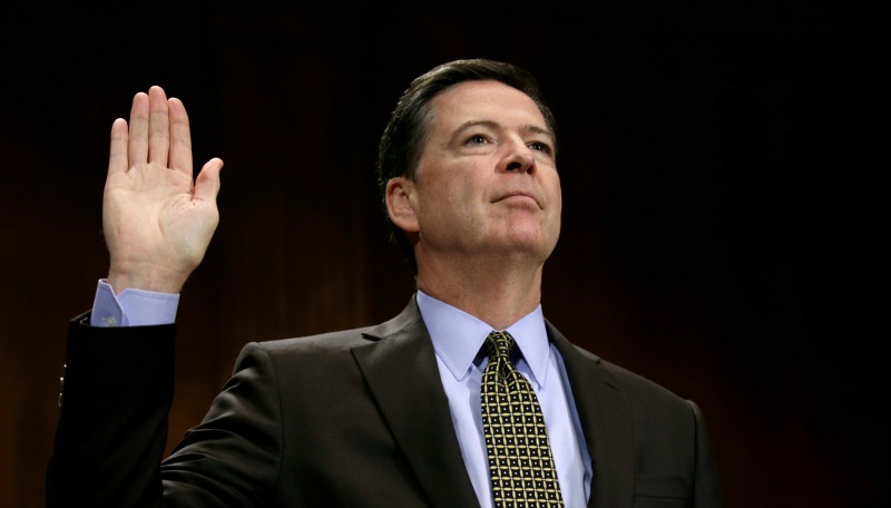 Comey declaró ante la Comisión de Asuntos Judiciales del Senado. 