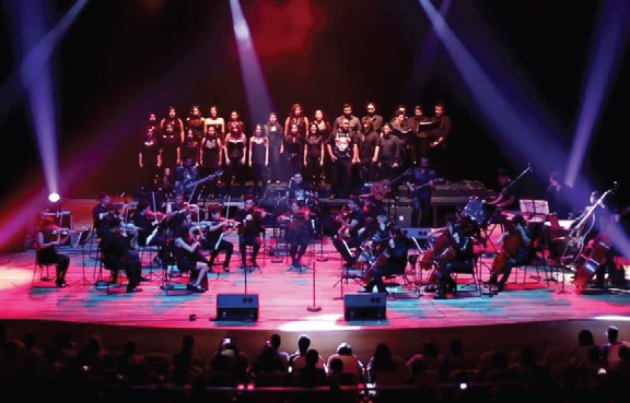 Presentación del proyecto en el teatro Metropolitano.