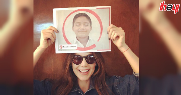 Camila Sodi cuenta historia de niño para ayudarlo. 