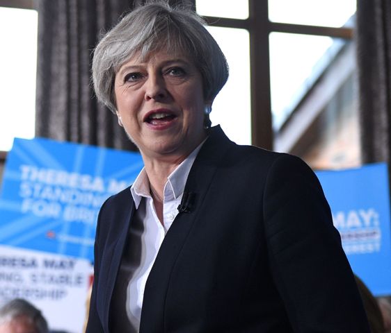 La primera ministra británica, Theresa May.
