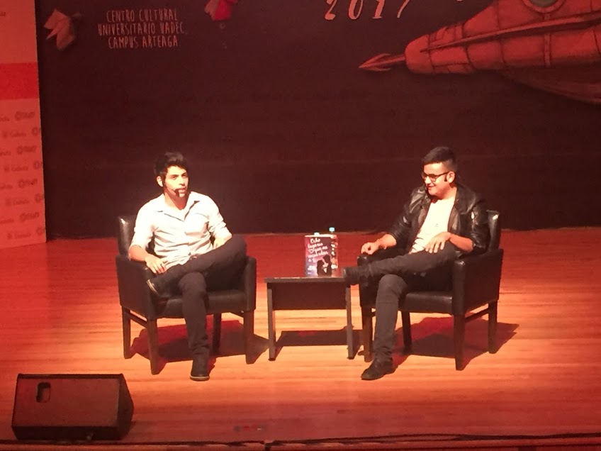 Alberto Villarreal presentó su libro “Ocho lugares que me recuerdan a ti” en la FILA 2017.