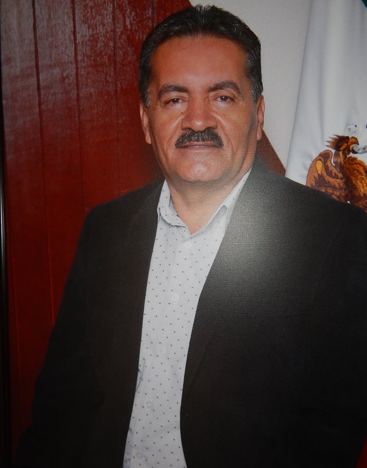 El alcalde de Tarimoro, Rafael Ramírez Tirado.