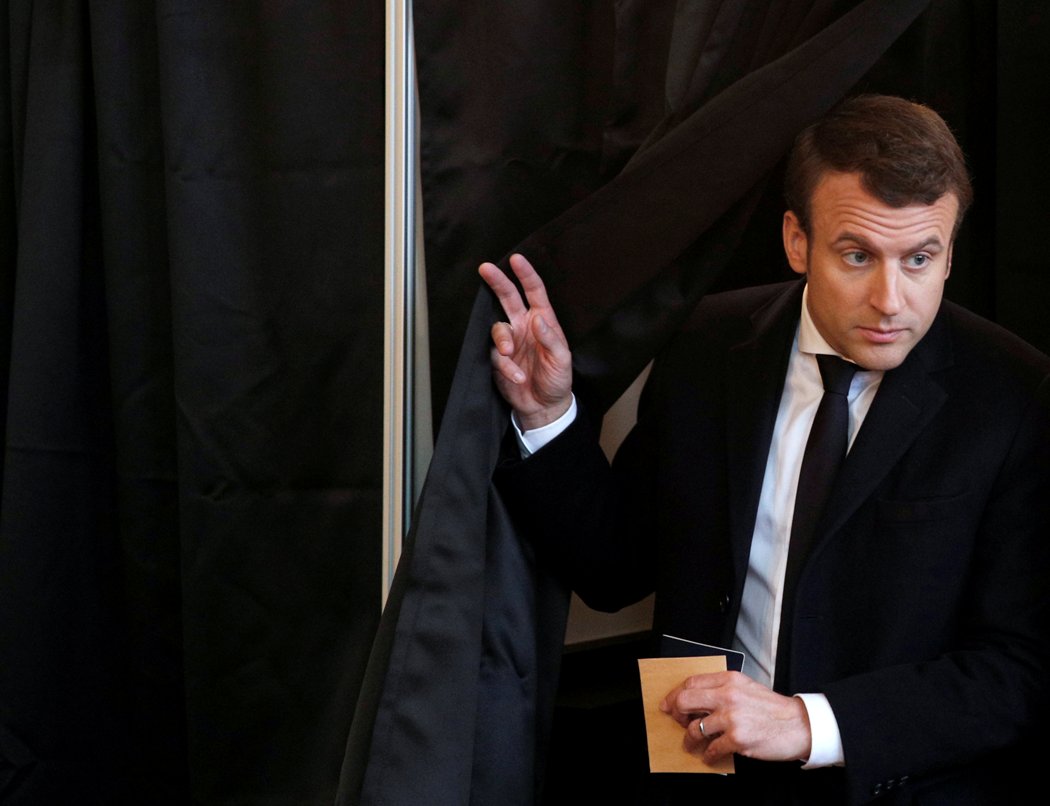 Emmanuel Macron obtuvo entre 65 y 66.1 por ciento de los votos en las elecciones presidenciales de Francia.