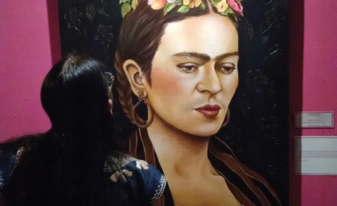 Una de las varias pinturas dedicadas a Frida.