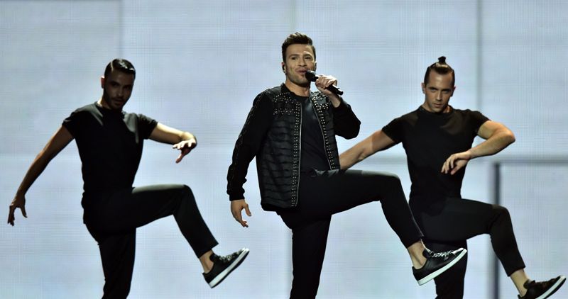 Hovig, de Chipre, interpretó "Gravity". 