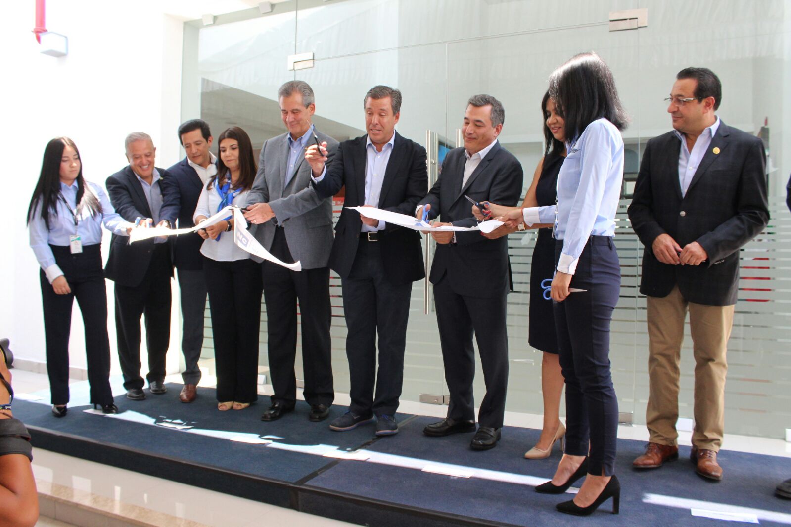 La inauguración estuvo encabezada por el gobernador del estado Miguel Márquez Márquez. 