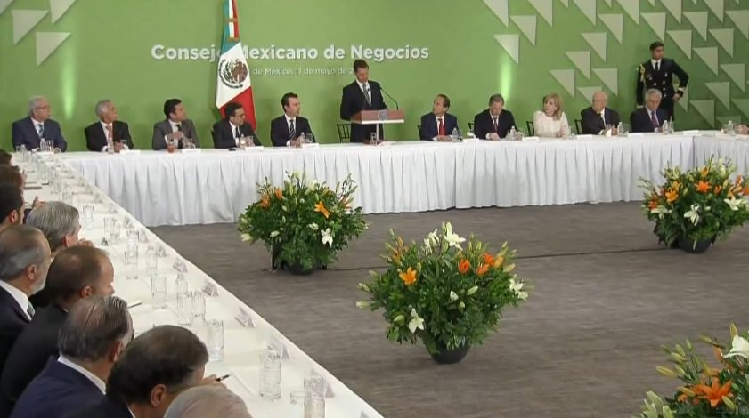 El Presidente dijo que las inversiones de las empresas demuestran que México es un lugar propicio para los negocios.