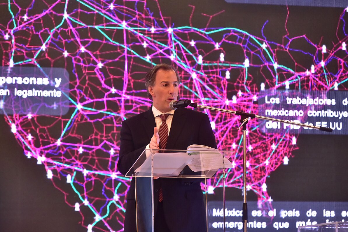 El secretario de Hacienda, José Antonio Meade, durante su participación en el foro True Economic Talks.