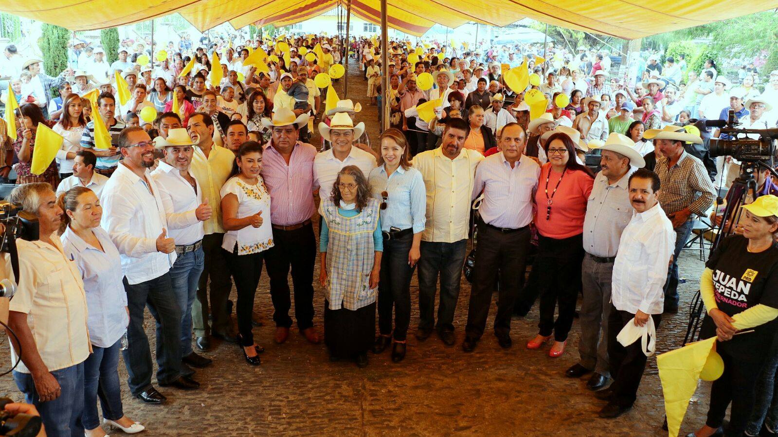 El candidato del PRD a la gubernatura, Juan Zepeda Hernández.