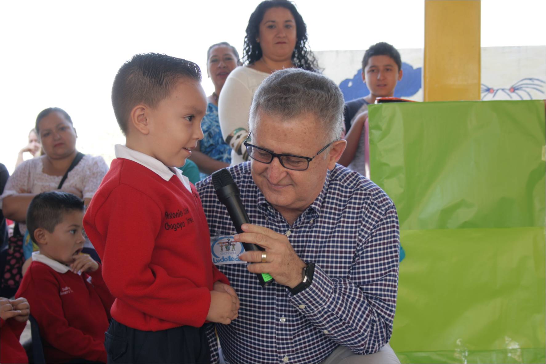 El director general del Puerto Interior, Luis Quiroz Echegaray, estuvo presente en la inauguración.