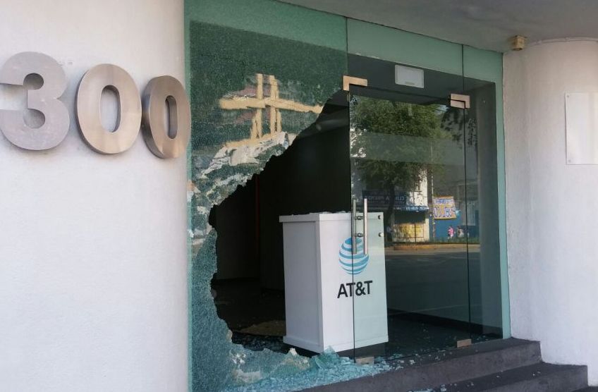 El robo fue reportado por el personal de mantenimiento.