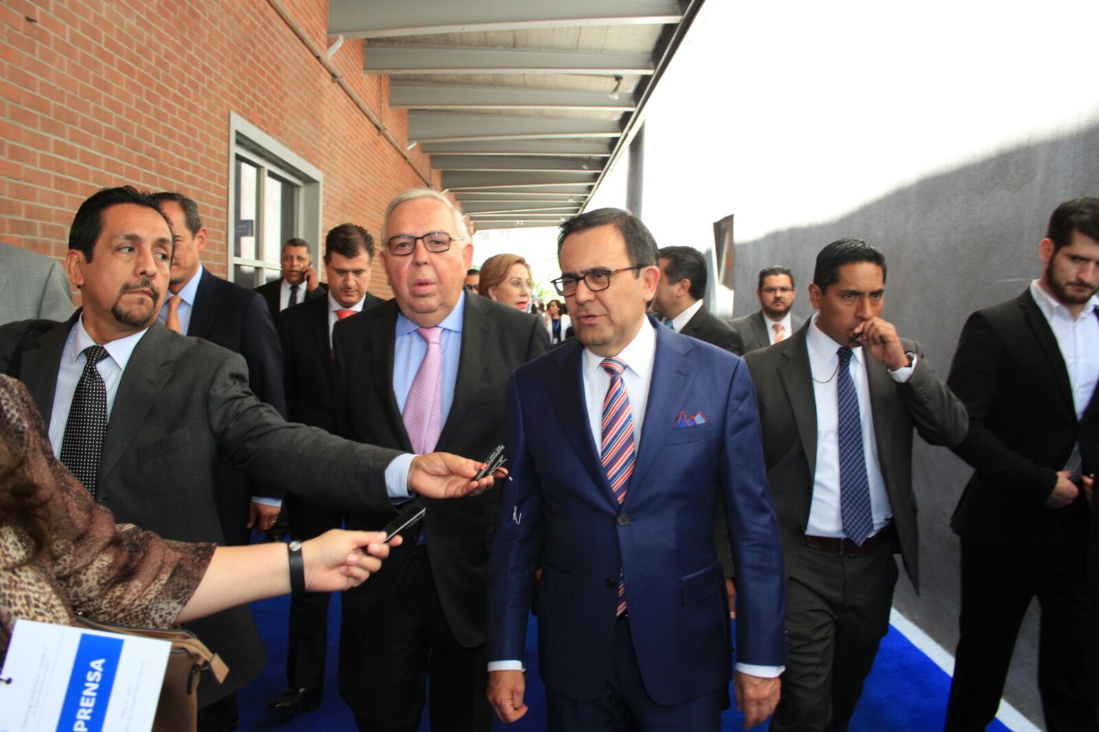 El funcionario insistió en que confía en el liderazgo de los empresarios para impulsar un acuerdo que termine beneficiando a las tres economías.